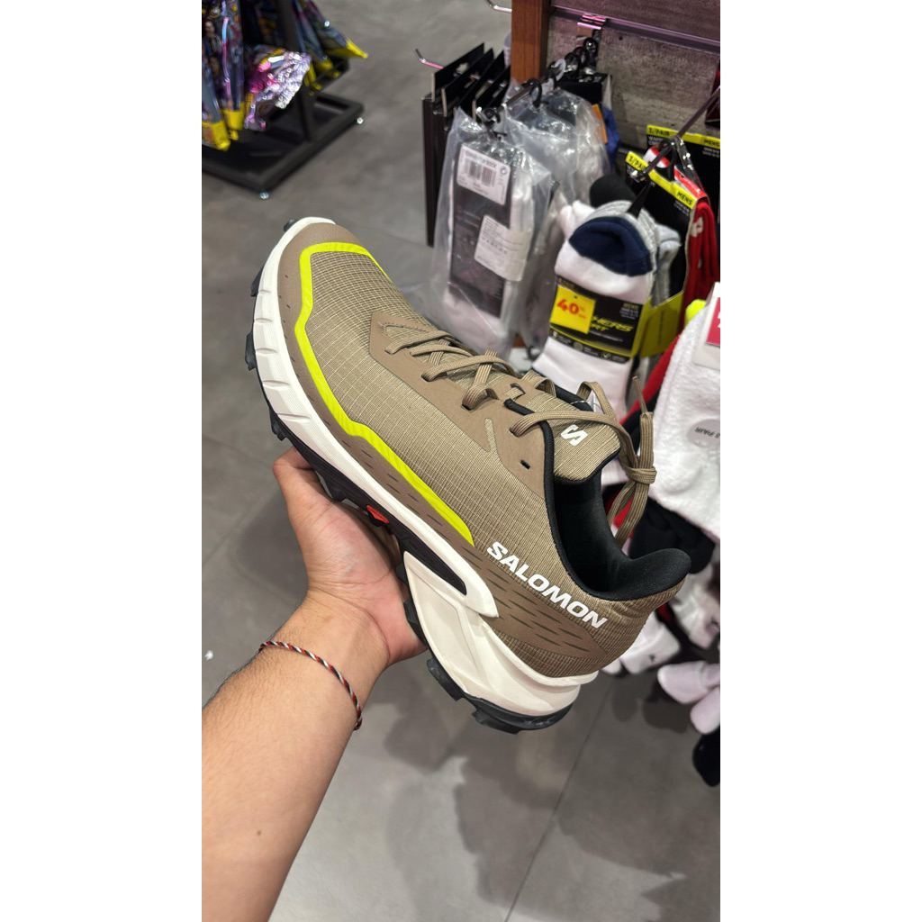 Sepatu Trail Salomon Alpha Cross Caribou 100% Original Authentic