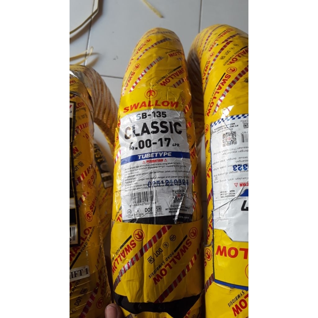 ban luar motor custom swallow classic 4.00-17 & 4.50-17