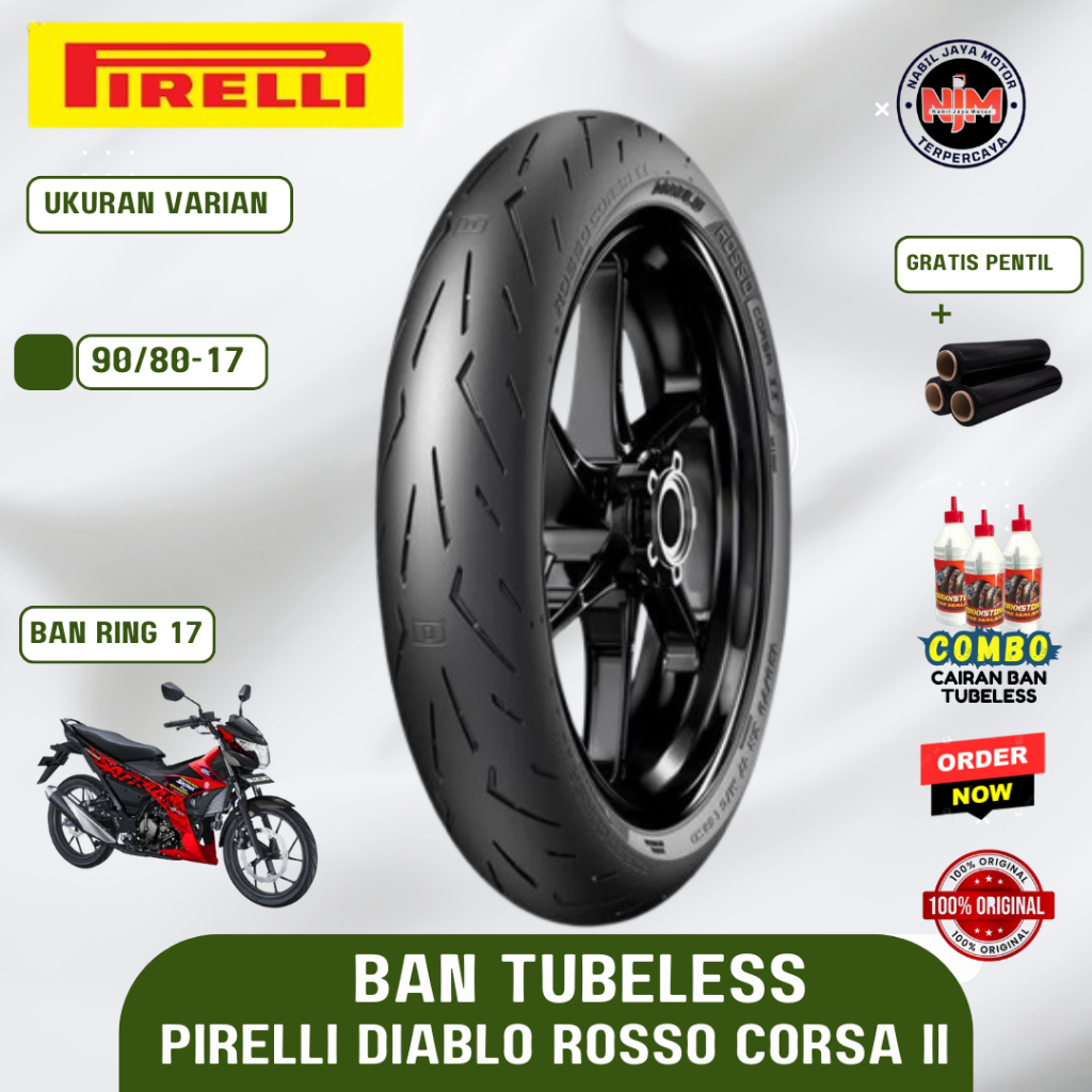 ban pirelli diablo rosso corsa II 90/80-17 ban race pirelli diablo rosso corsa 2 90 80 17