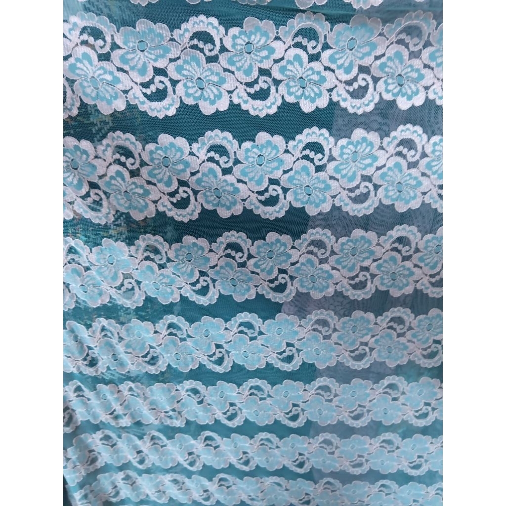 1/2 meter Kain Tulle | Bahan Tulle | Kain Meteran | Tulle Motif | Bahan Import