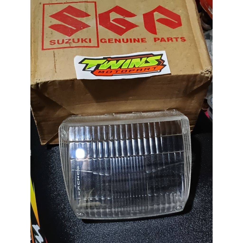 mika reflektor lampu depan suzuki crystal RC110 cristal asli original suzuki genuine part