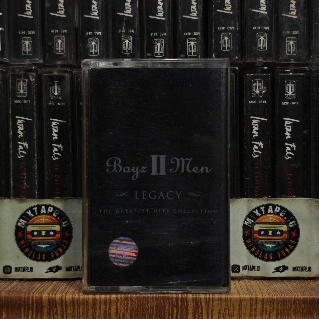 Kaset - Boyz II Men - Legacy - The Greatest Hits - Kaset Pita - Radio Tape - Radio - Pemutar Kaset -