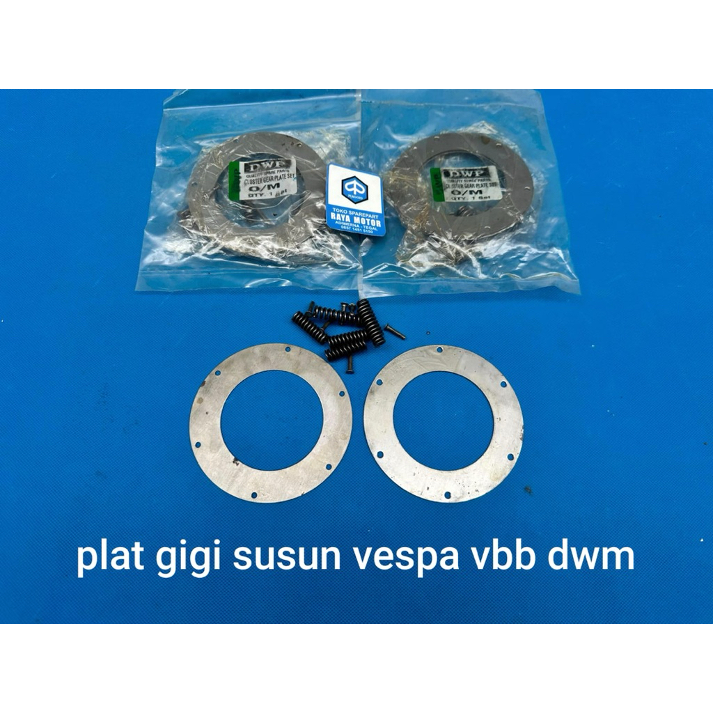 Plat gigi susun vespa vbb