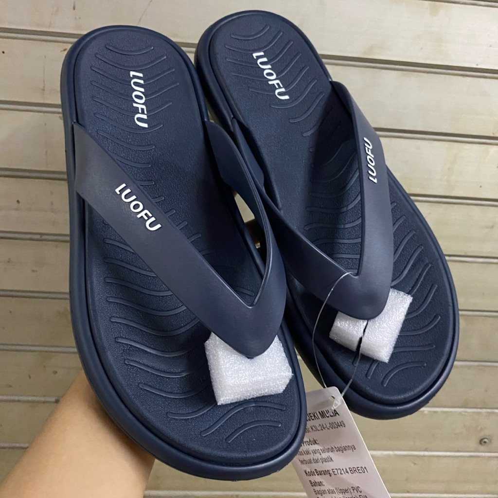 LUOFU - SANDAL JEPIT LUOFU COWOK SOL EMPUK - SANDAL LUOFU COWOK