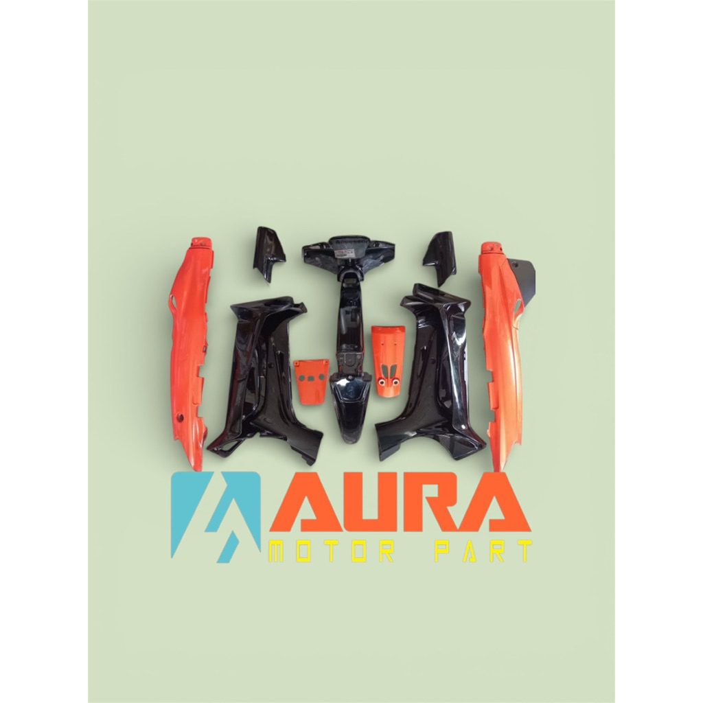 Cover body halus fullset F1ZR F1ZR orange oren hitam Original 2003-2005