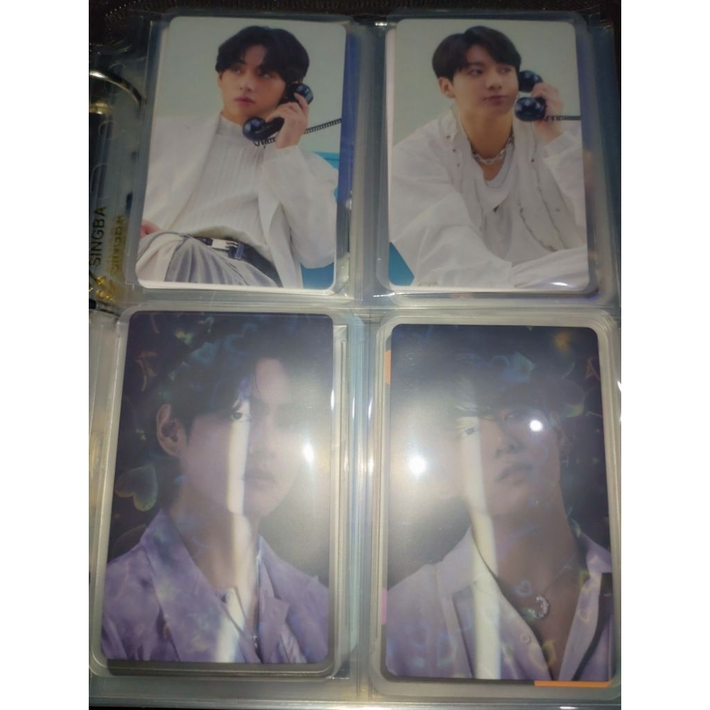 photocard Jungkook taehyung v bts ptd wv japan & proof jpfc