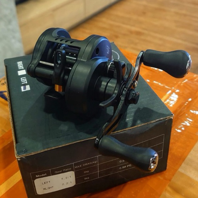 Reel BC LIZARD BLACK MYTH DC (DIGITAL CONTROL) BAITCASTING ROUND REEL - Handle Kiri