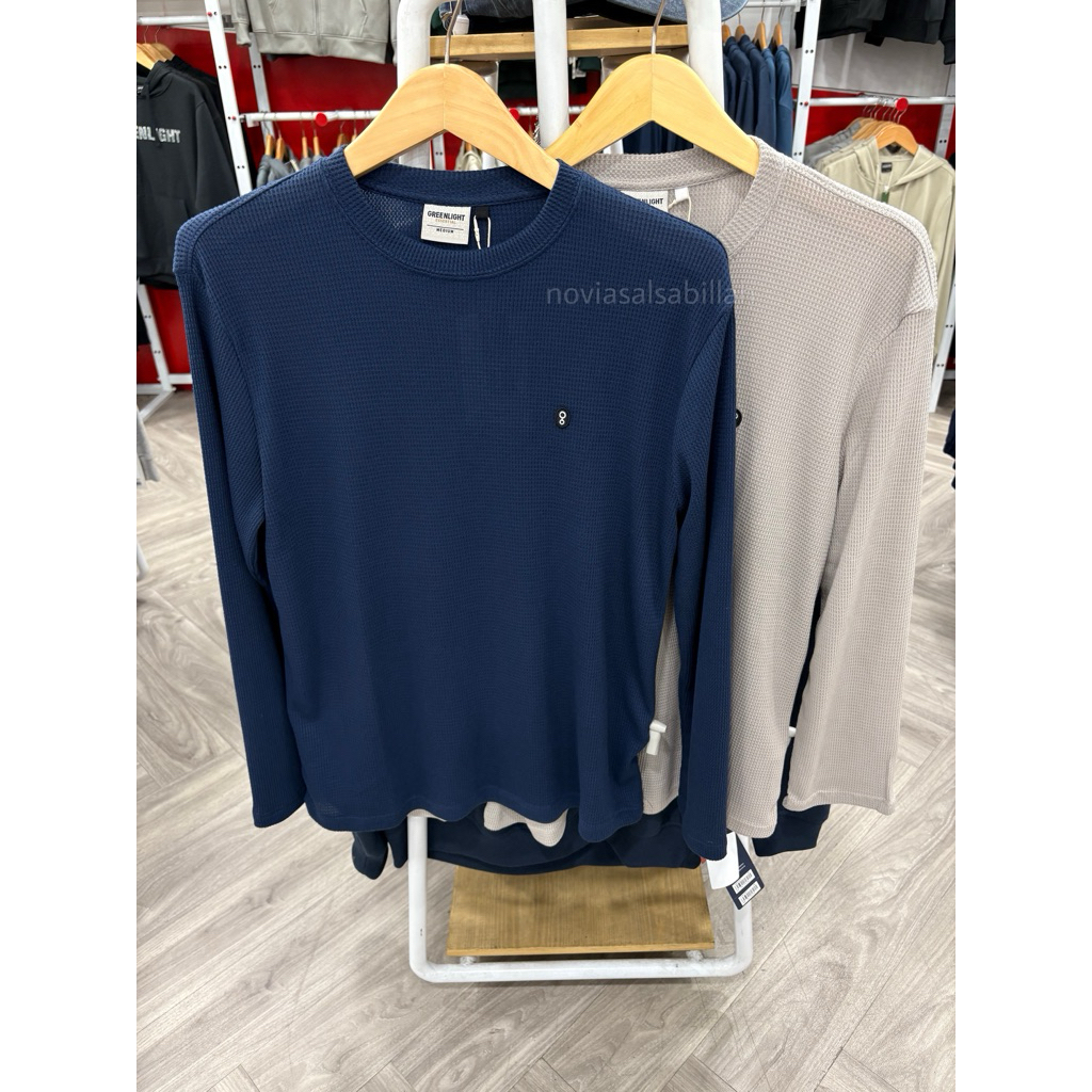 KAOS GREENLIGHT LONGSLEEVE POLOS BASIC ORIGINAL 100% (Regulerfit)