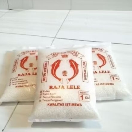 Beras Super Raja Lele 1 kg C4 Nasi Pulen Kualitas Premium Harga Grosir