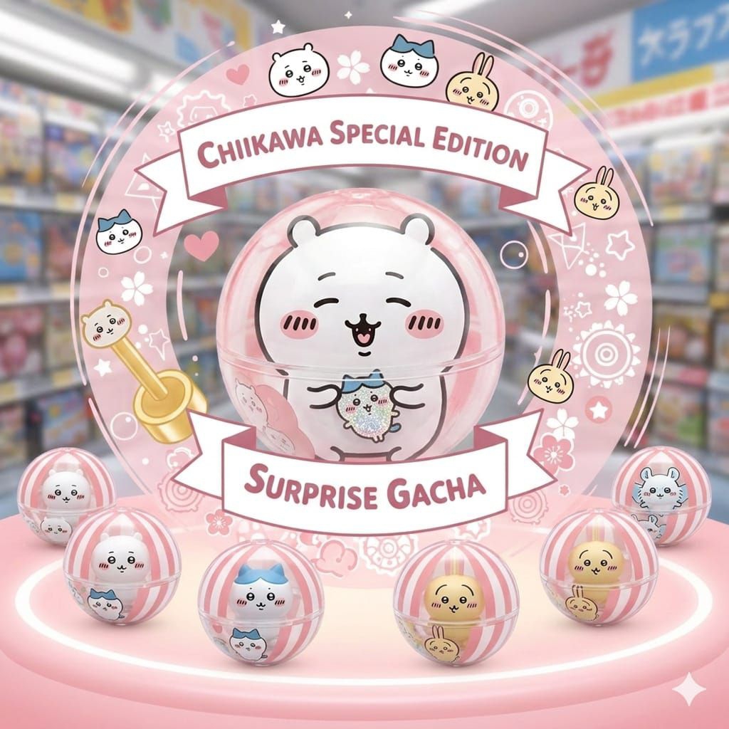 Surprise Gacha Rare Tema Special Edition Chikawa Doraemon Shinchan