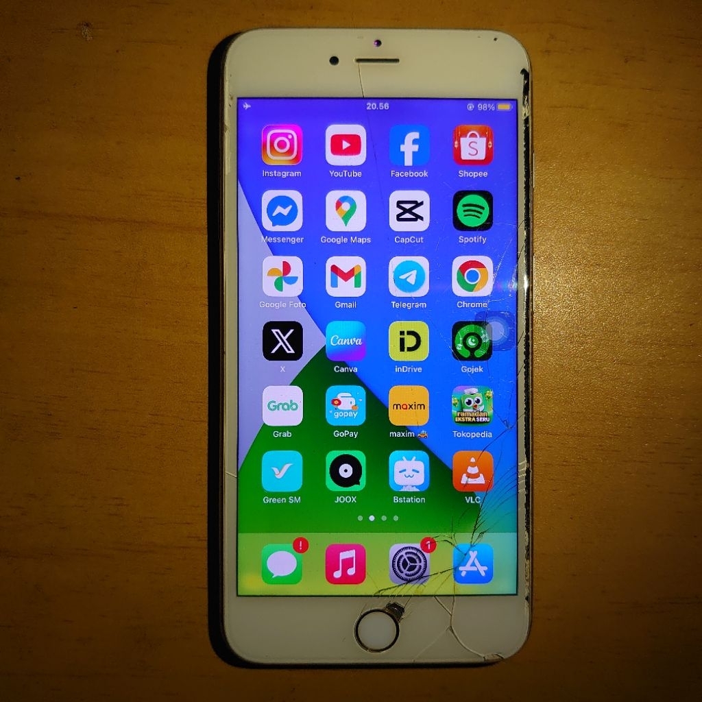 hp iphone 6s plus 64gb black wifi only 6q