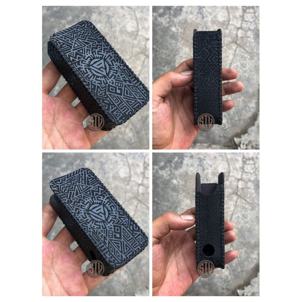 Leather Sleeve Kulit V3 Softcase Sintetis Model Gravir Hitam