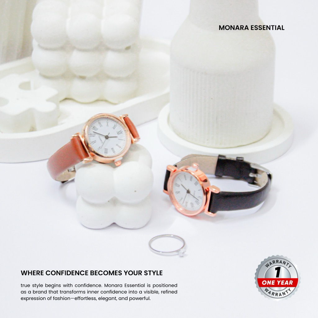 MONARA Ardent Royale - Jam Tangan Wanita Garansi 12 Bulan 100% Original Jam Tangan Mewah Mode Displa