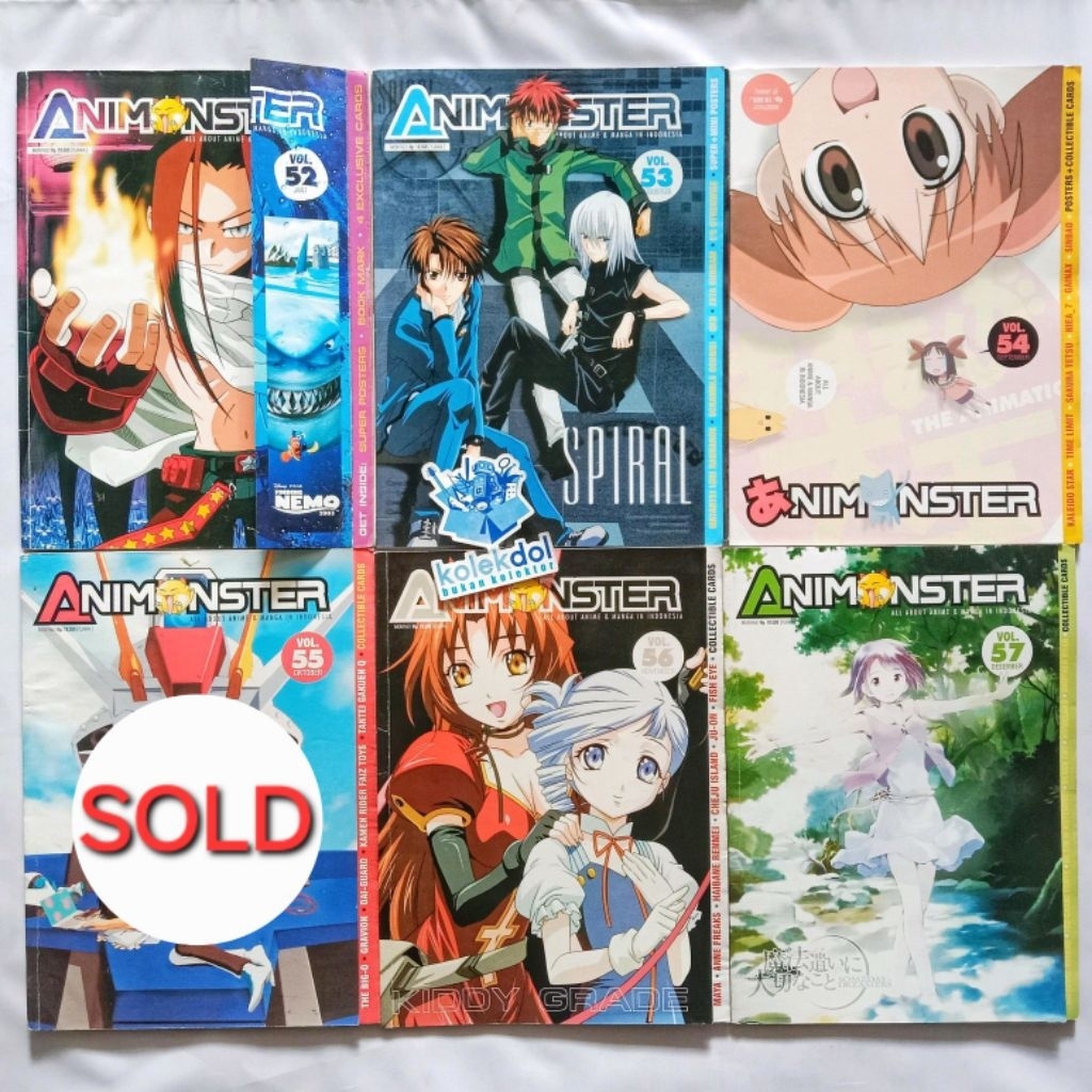 Majalah Anime & Manga - Animonster