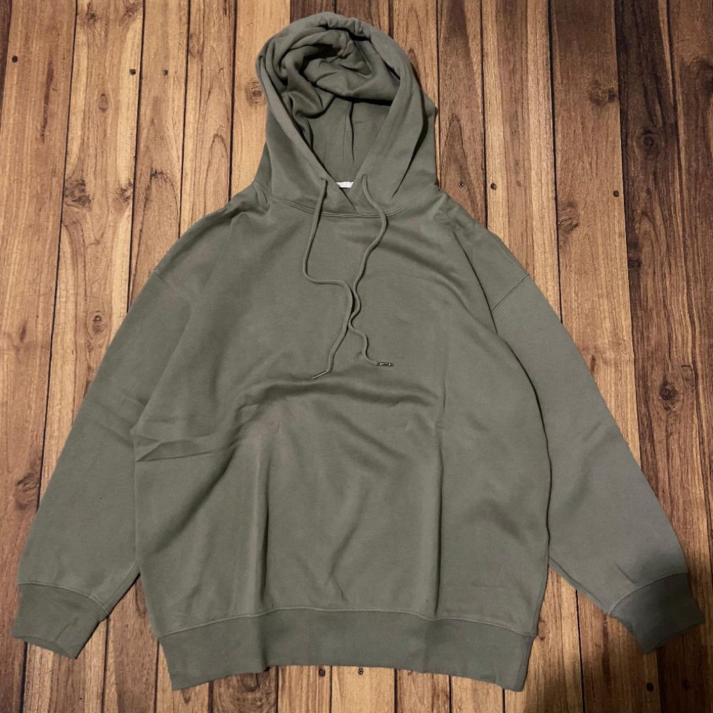Hoodie Uniqlo Sage