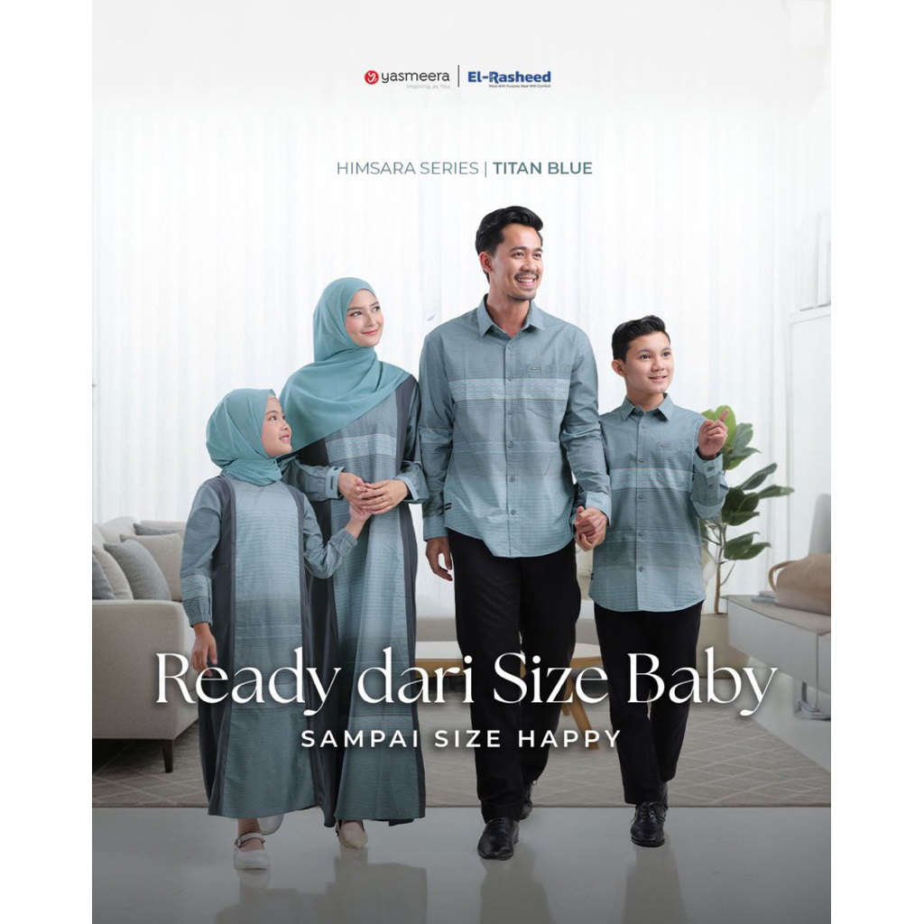 SARIMBIT YASMEERA 2026 HIMSARA FAMILYSET BAJU LEBARAN KELUARGA OUTFIT LEBARAN