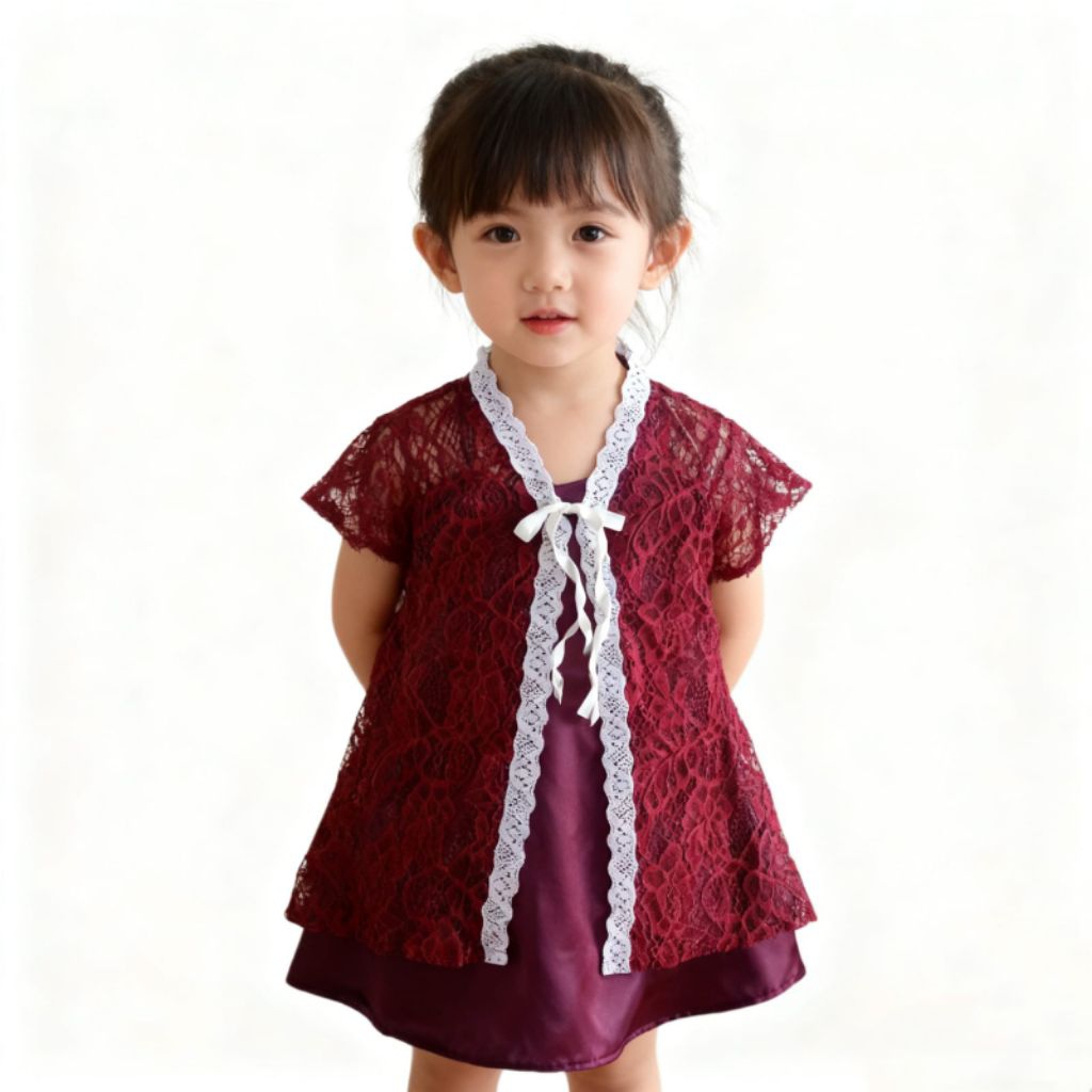 outer brokat anak 1-4th