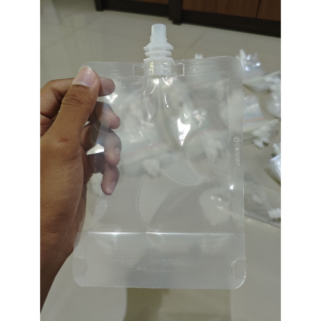 Kemasan Spout Pouch Opening Center Kemasan Minuman Anti Tumpah 250 ml