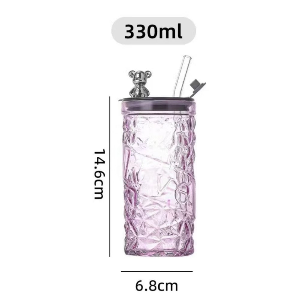 botol minum kaca aestetic