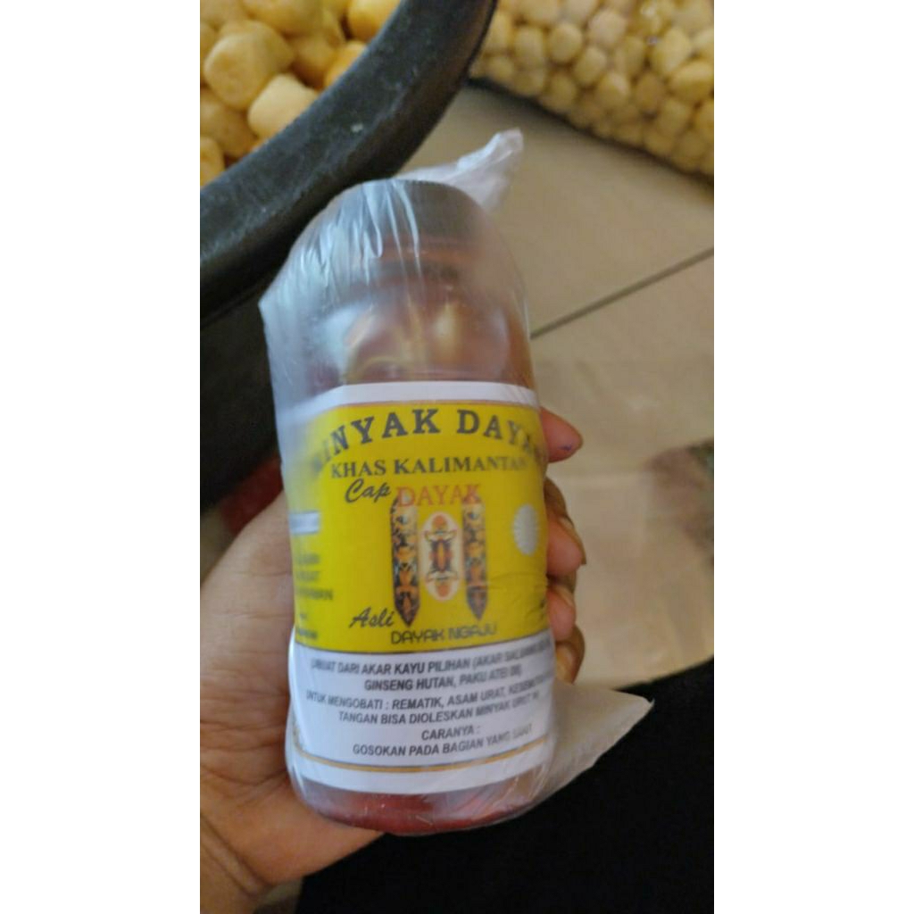 minyak urut dayak perisai borneo