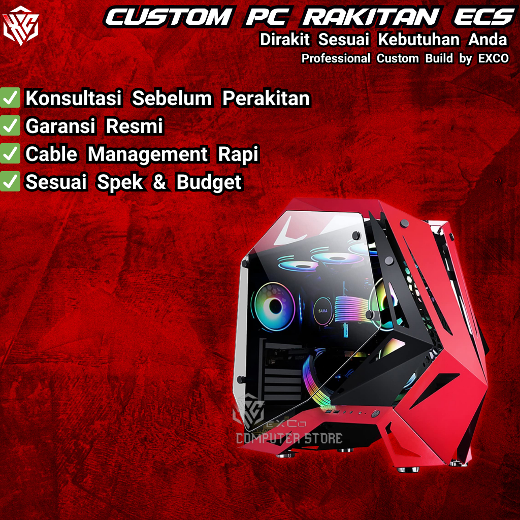 Custom PC Rakitan ECS - Custom PC Rakitan EXCO Computer Store