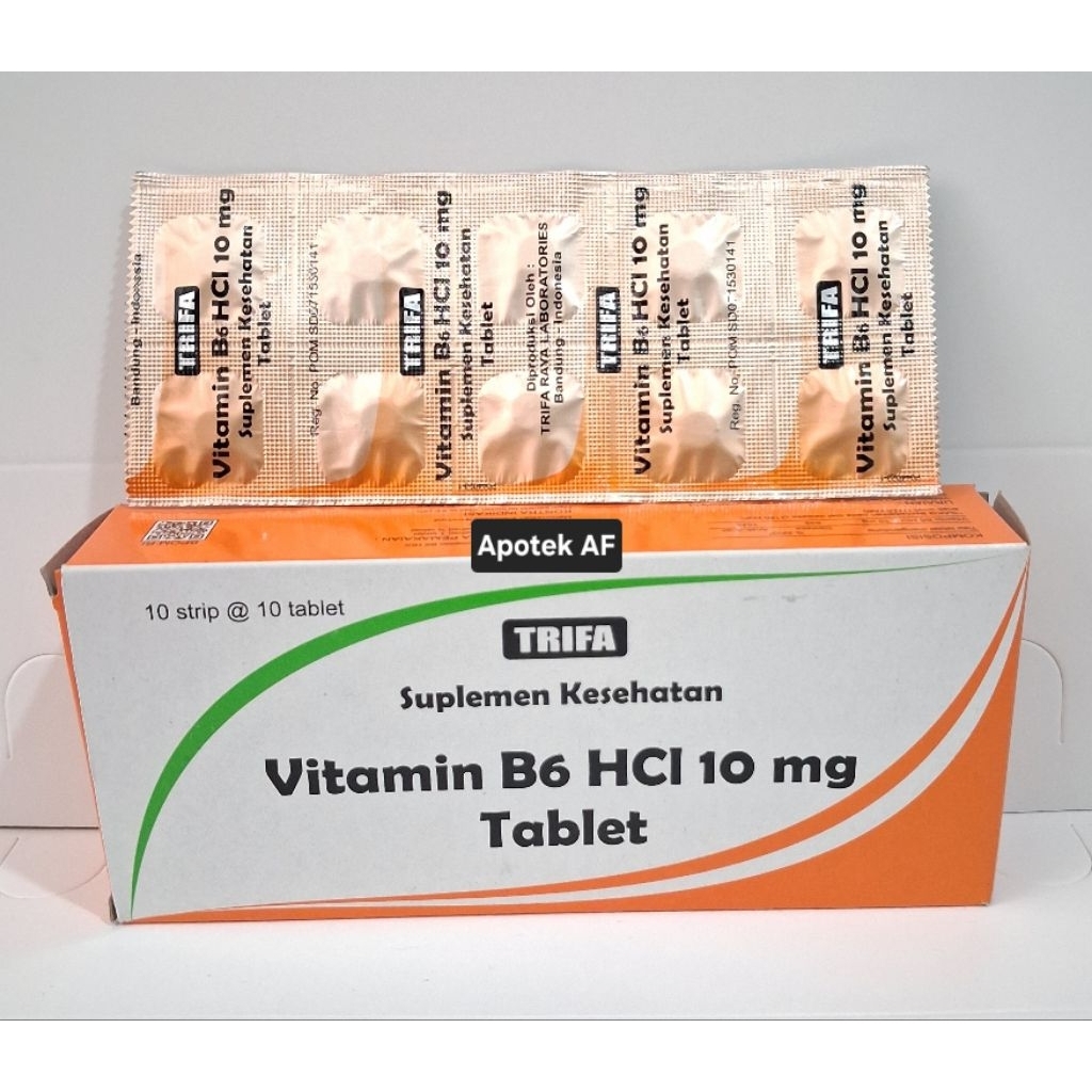 Vitamin B6 HCI 10mg 10 tablet Trifa