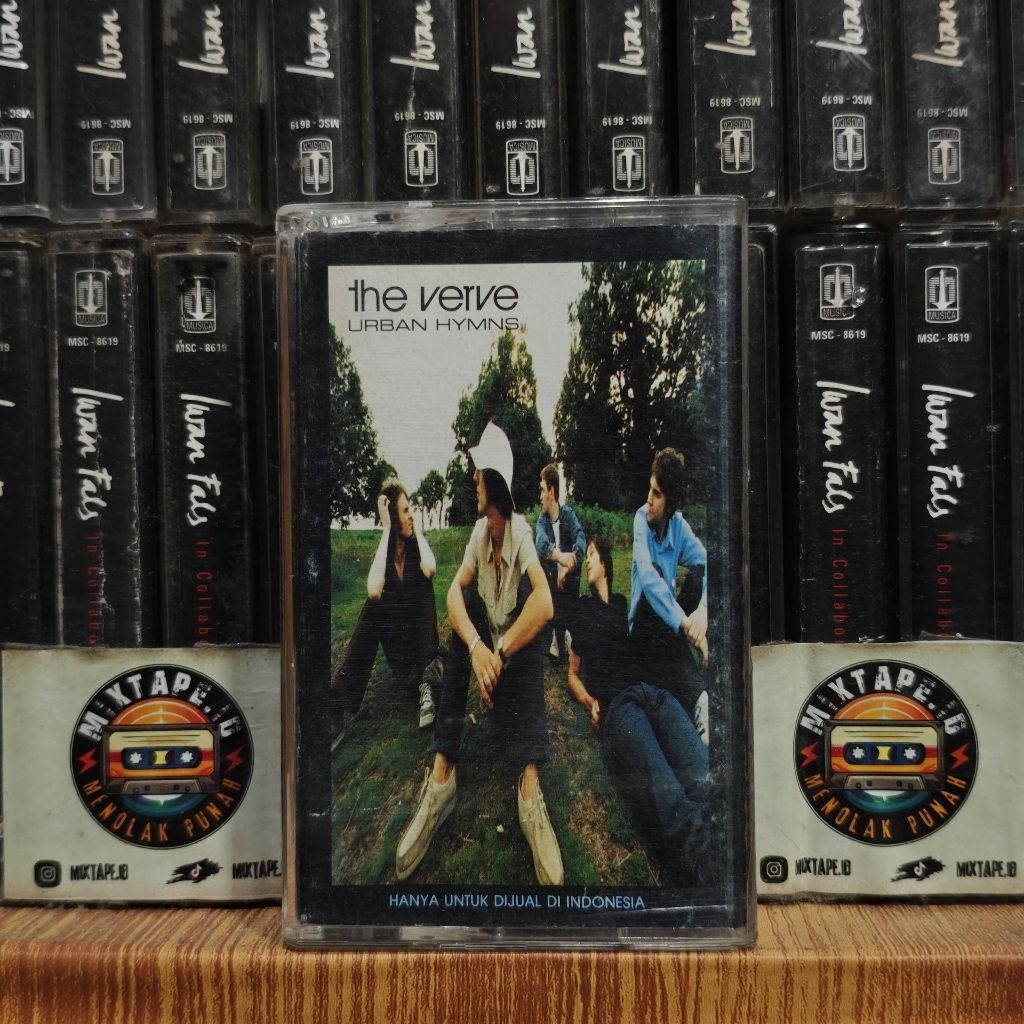 Kaset - The Verve - Urban Hymns - Kaset Pita - Radio Tape - Radio - Pemutar Kaset - Retro - Classic 