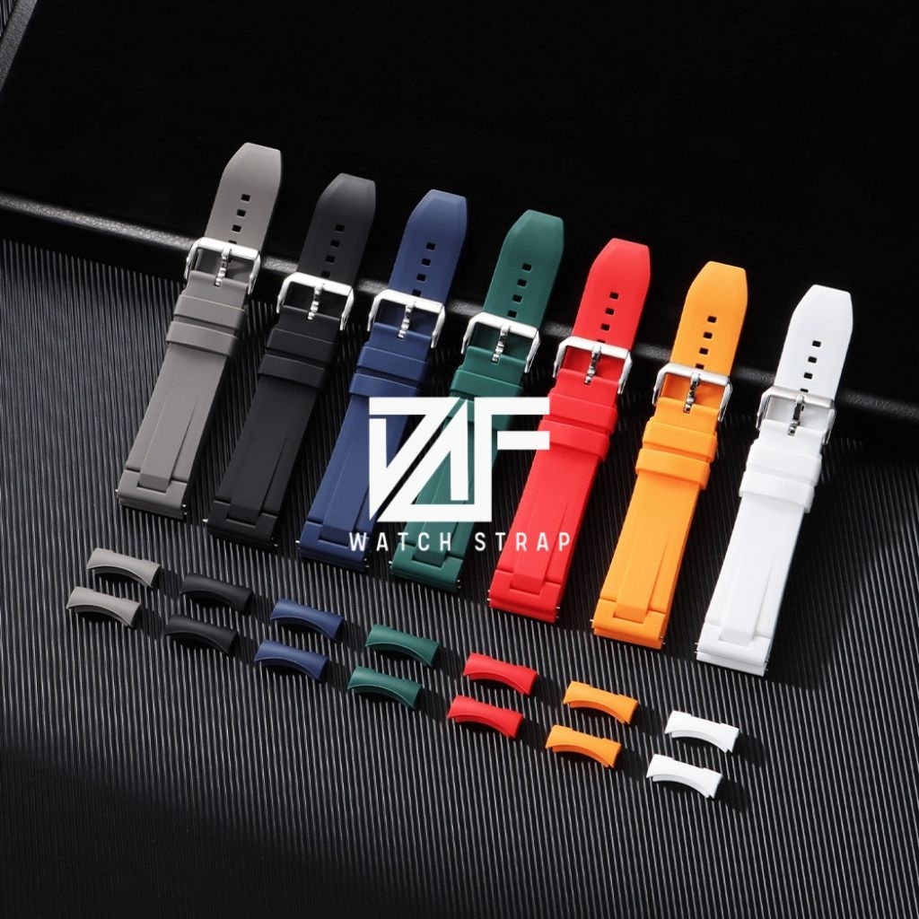 DAF Strap original fkm tudor seikoTali Jam Tangan 20 MM Tali Jam Tangan Omega X Swatch Strap Rubber 
