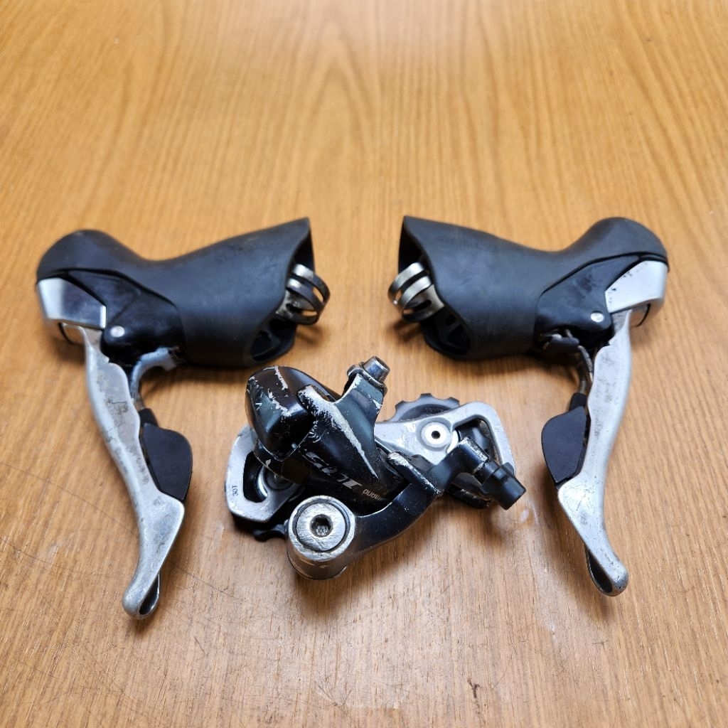 mini grup set brifter RD shimano 105 5700 10 speed
