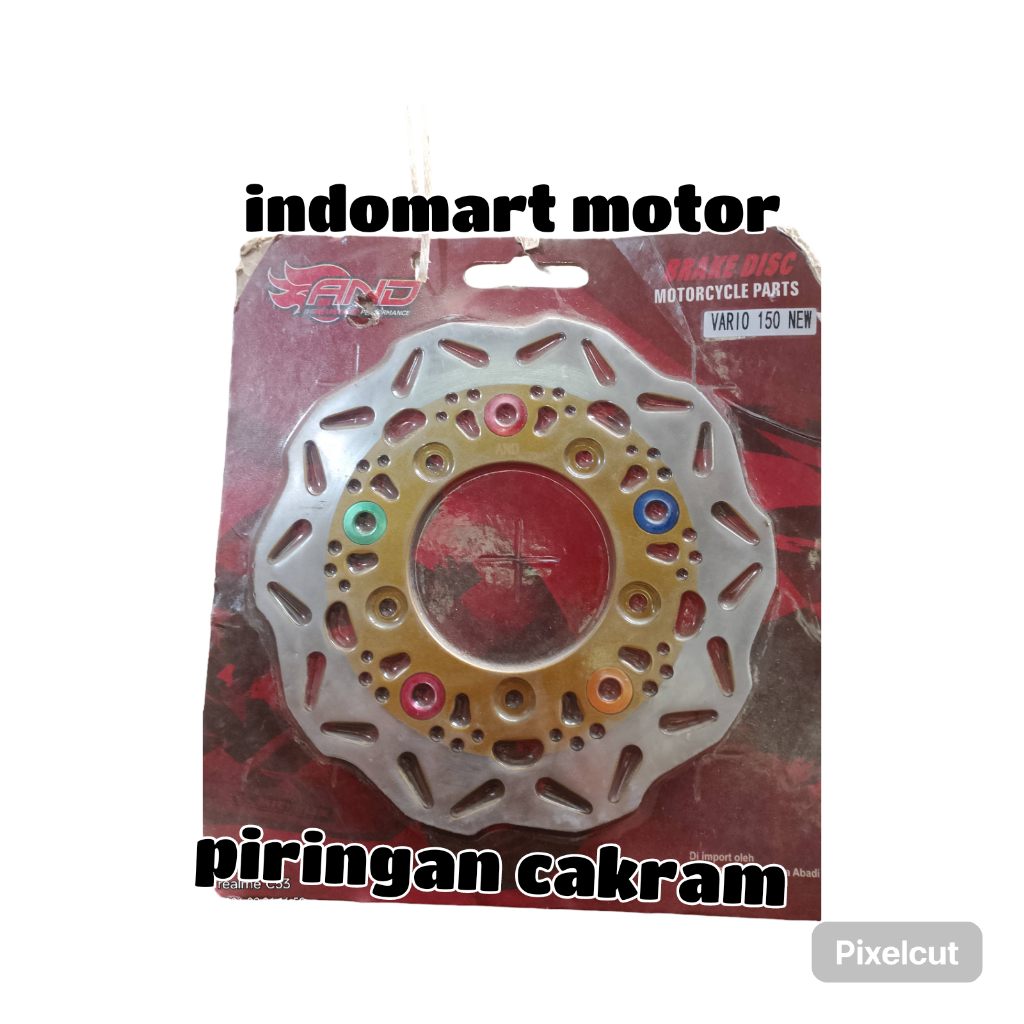 PIRINGAN CAKRAM BRAKE DISC VARIO 150 NEW MERK AND