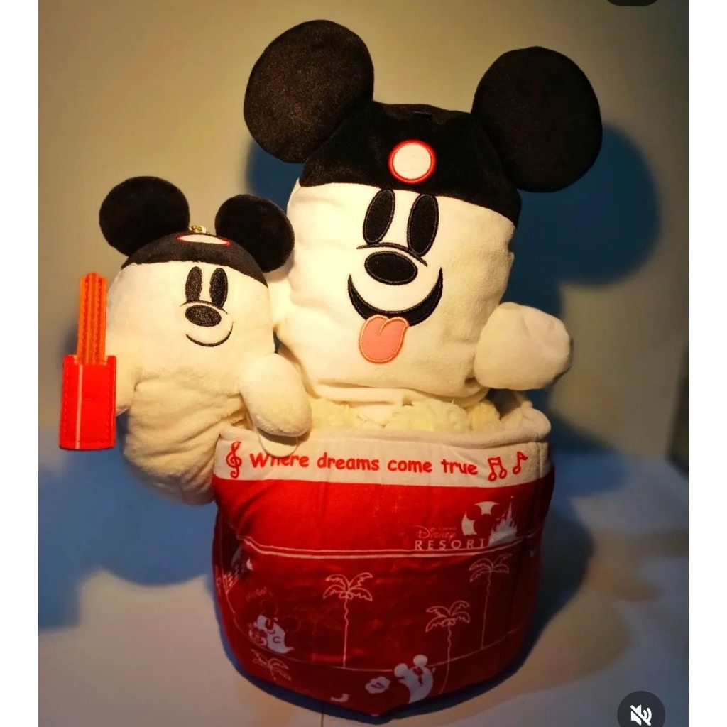 Halloween Ghost Mickey Puppet and Tokyo Disney resort halloween ghost mickey shoulder plush toy
