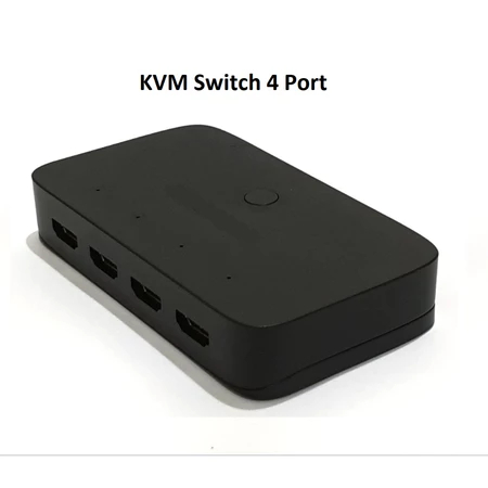 KVM Switch HDMI USB Sharing PC Laptop Keybaord Mouse LCD Monitor 4K