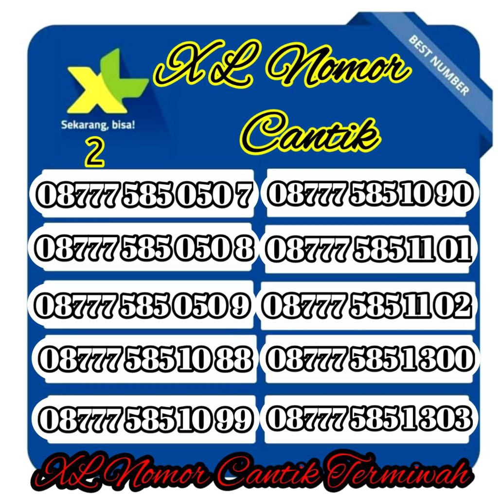 promo perdana XL nomor cantik 11angka (Cek Deskripsi)
