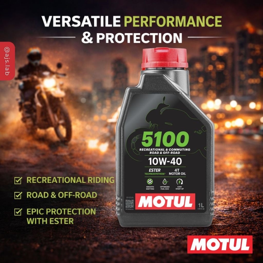 OLI MOTUL 5100 4T 10W30
