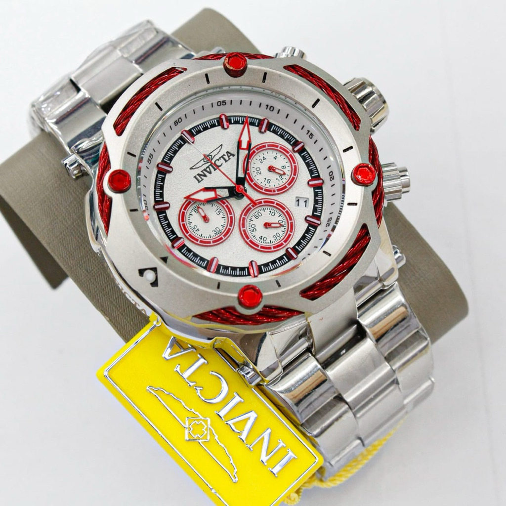 NEW Jam Tangan Pria Invicta Subaqua Collection Chrono Aktif Stainless Steel Include Box