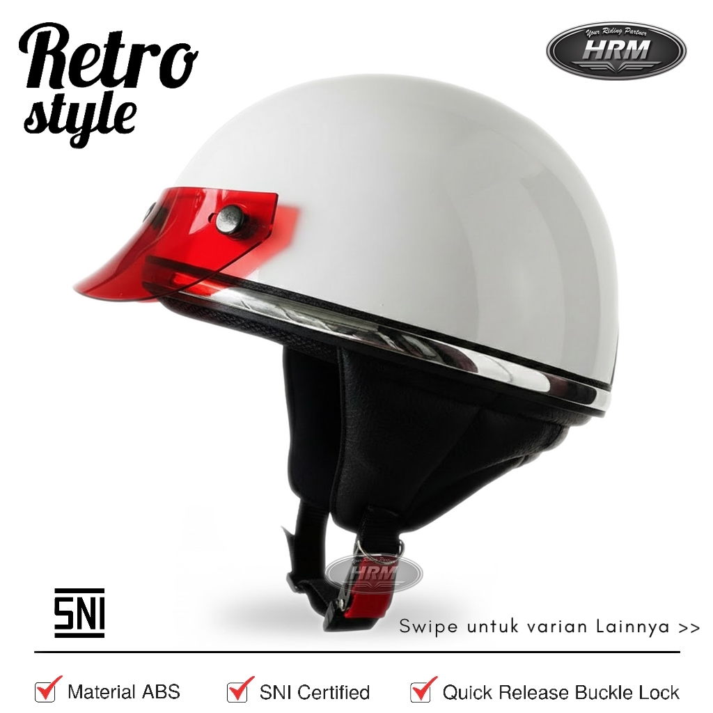 Helm Chip Classic Retro SNI Free Stiker