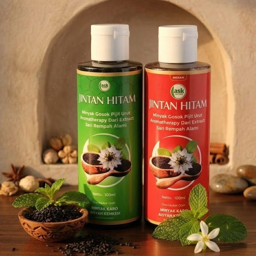 Minyak Karo Jintan Hitam Dewasa/Balita Asli