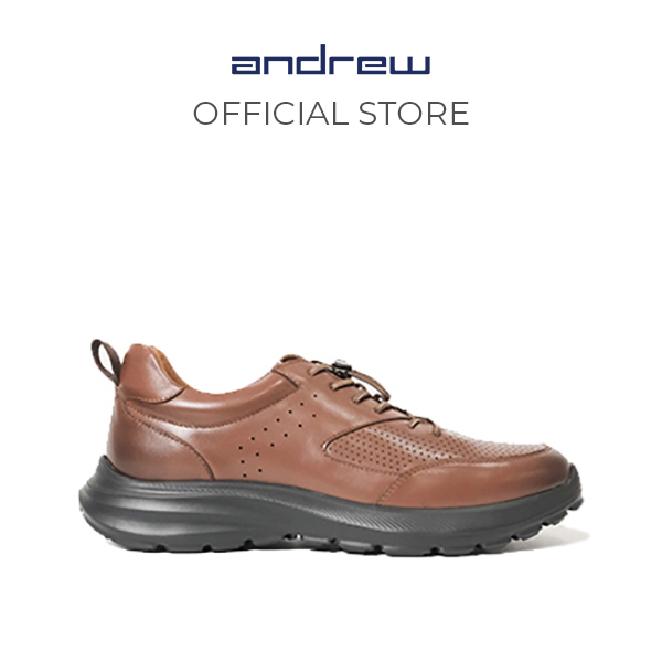 Sepatu Casual Pria Andrew Shoes Darren Coffee