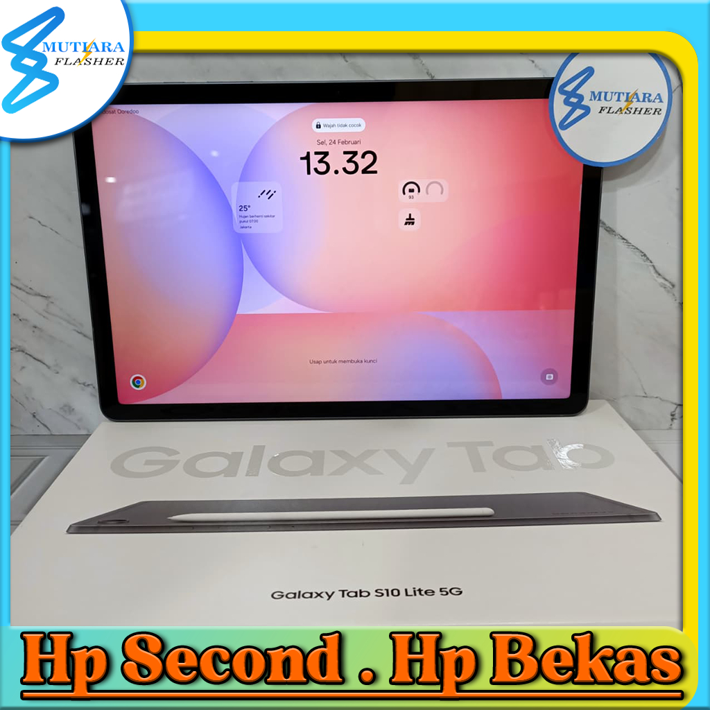 Samsung Galaxy Tab S10 Lite 5G Ram 6 Rom 128GB Second Original