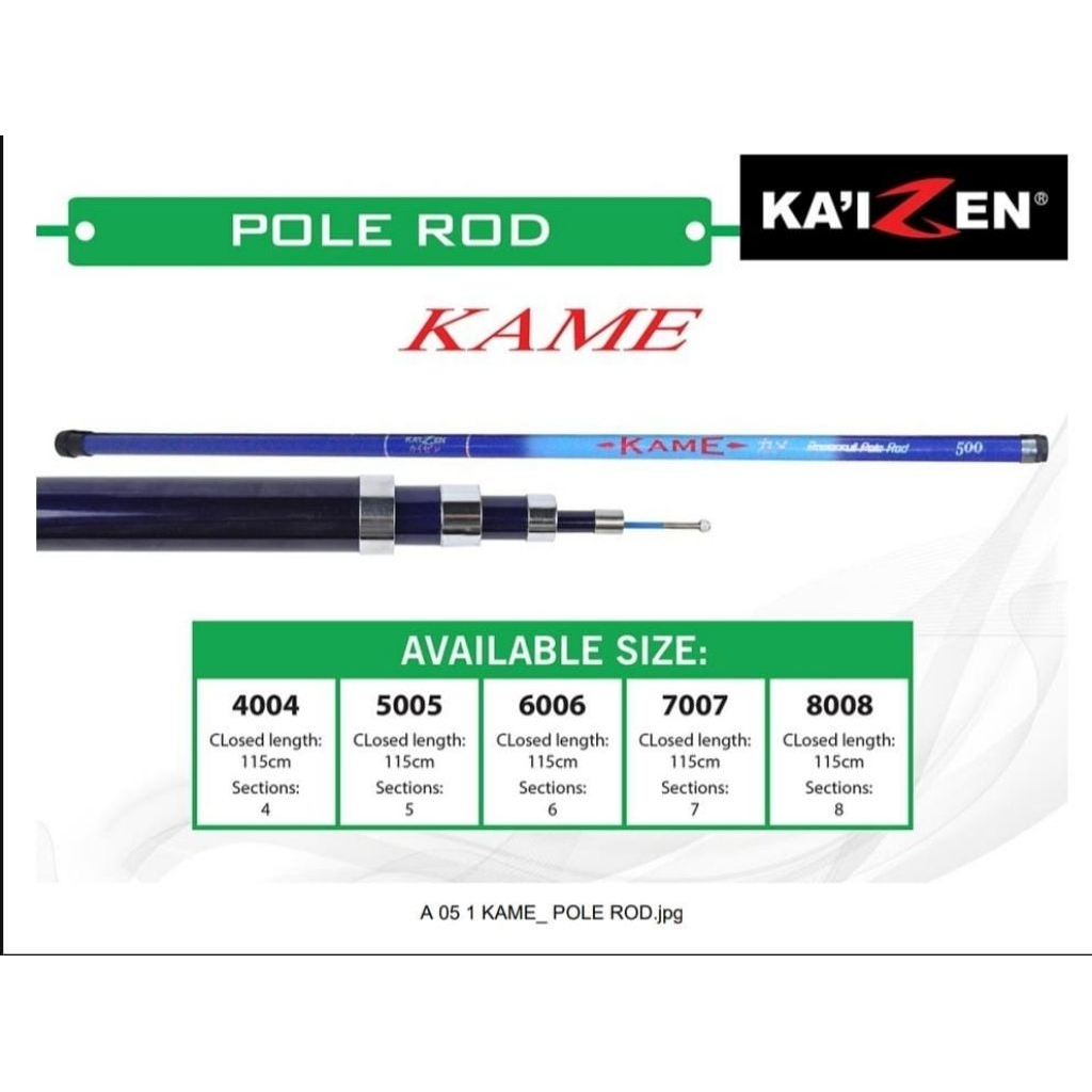 joran tegek gabus kaizen pole kame 400