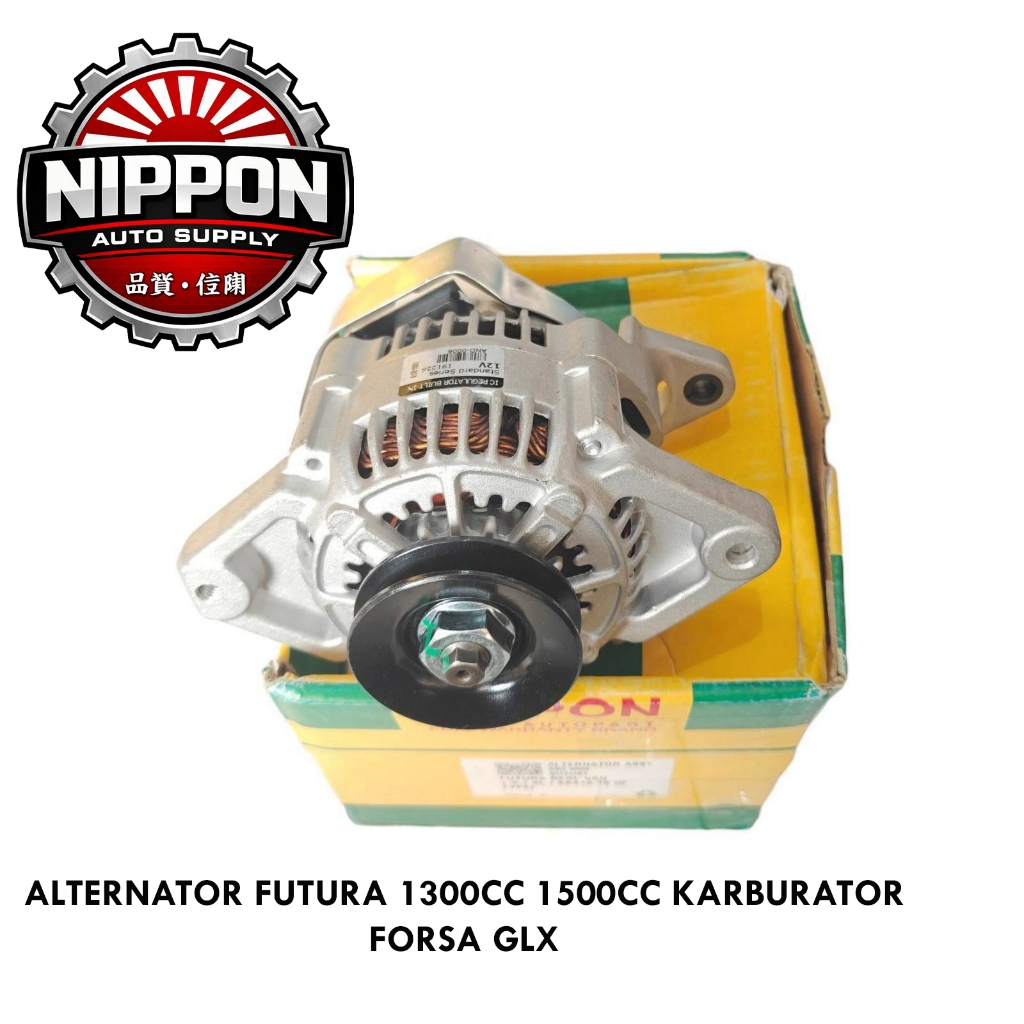 ALTERNATOR ASSY DINAMO AMPERE SUZUKI FUTURA 1.3 1.5 KARBU FORSA GLX ORIGINAL NIPPON
