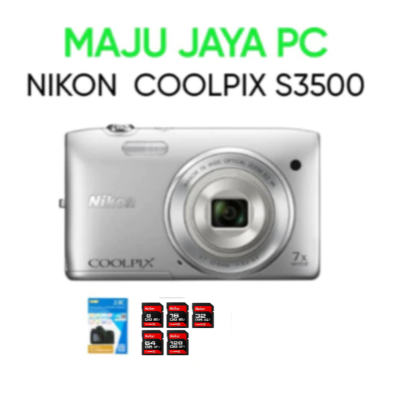 NIKON COOLPIX S3500 / kamera pocket nikon s3500