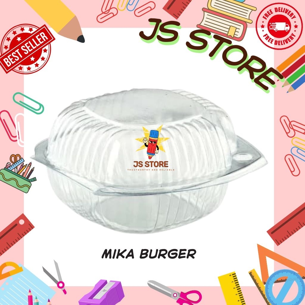 (25Biji) Mika Burger / Tempat Burger Bening