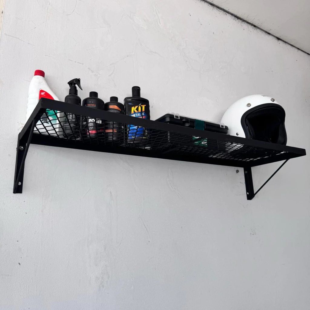 Rak Dinding Multifungsi Besi Kuat – Rak Helm, Rak Buku, Rak Sepatu, Rak Pot Tanaman, Rak Ambalan Pot