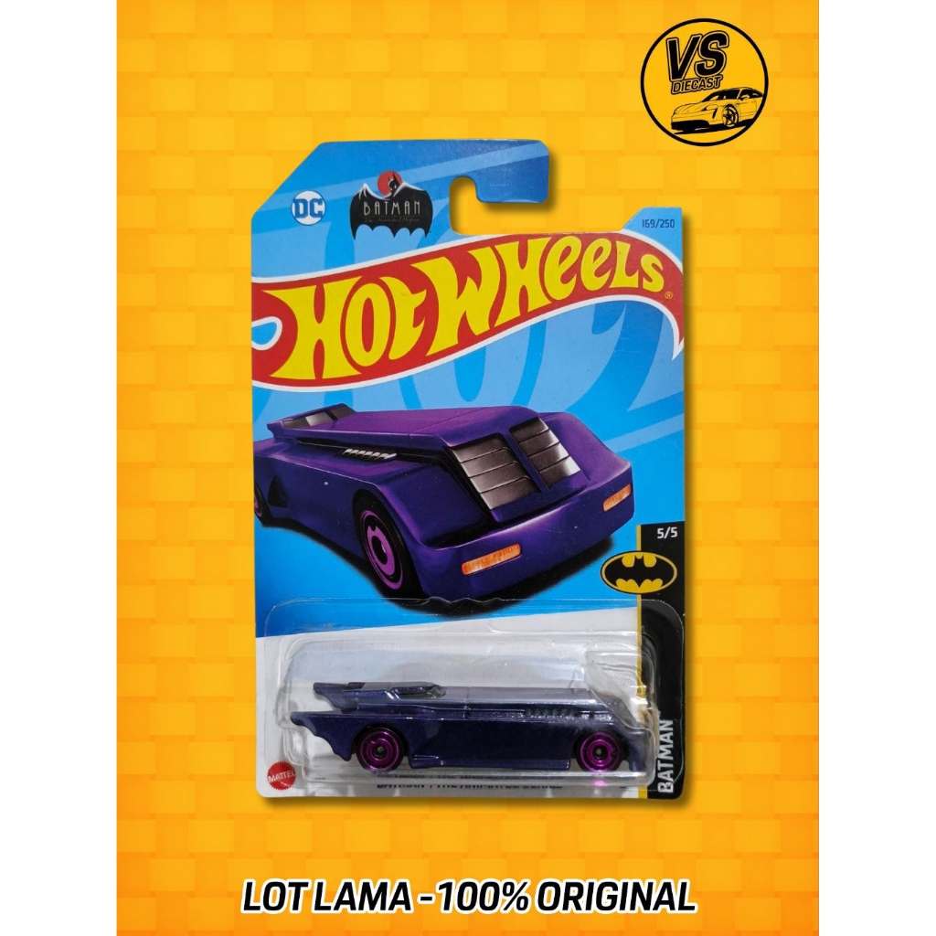 HOT WHEELS BATMAN THE ANIMATED SERIES BATMOBILE PURPLE