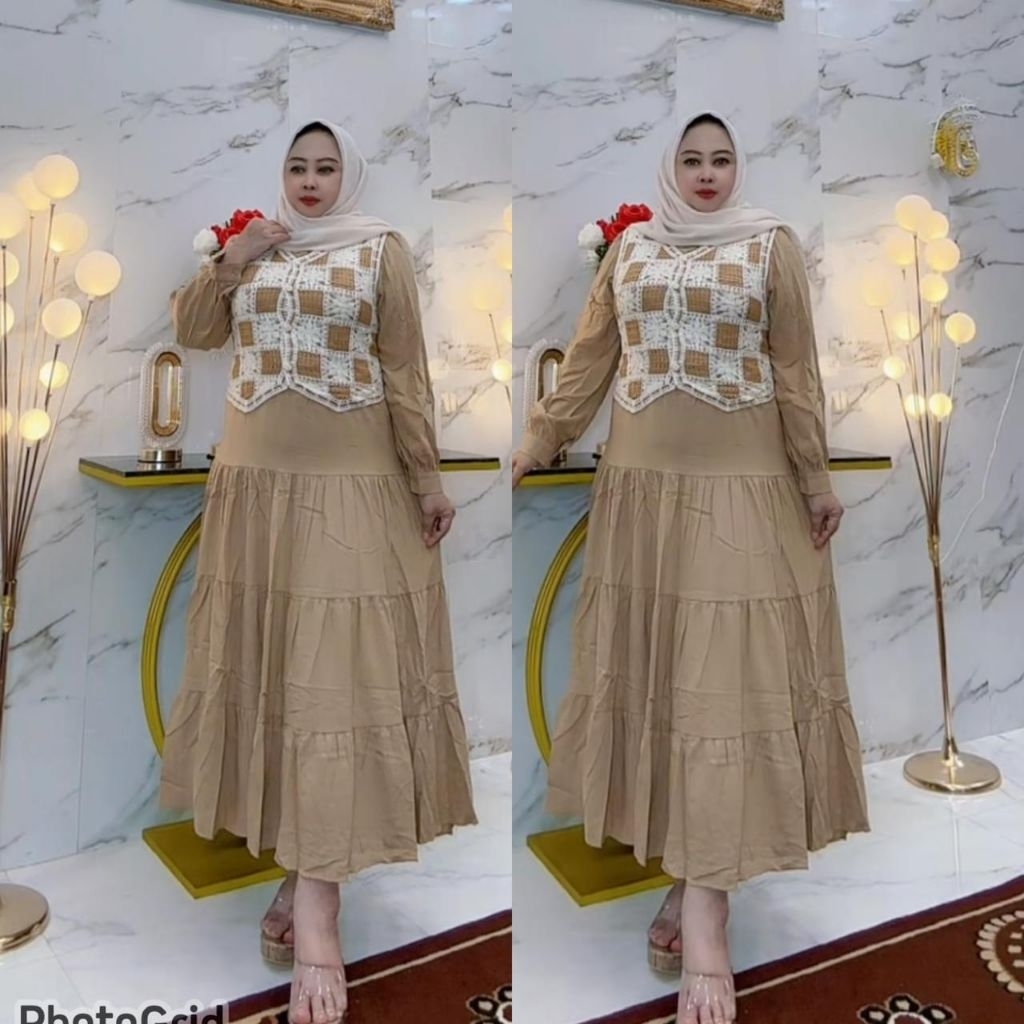 MIDI rajut kotak, rompi lepas Ld 110 PB 120 bhn pre miyum