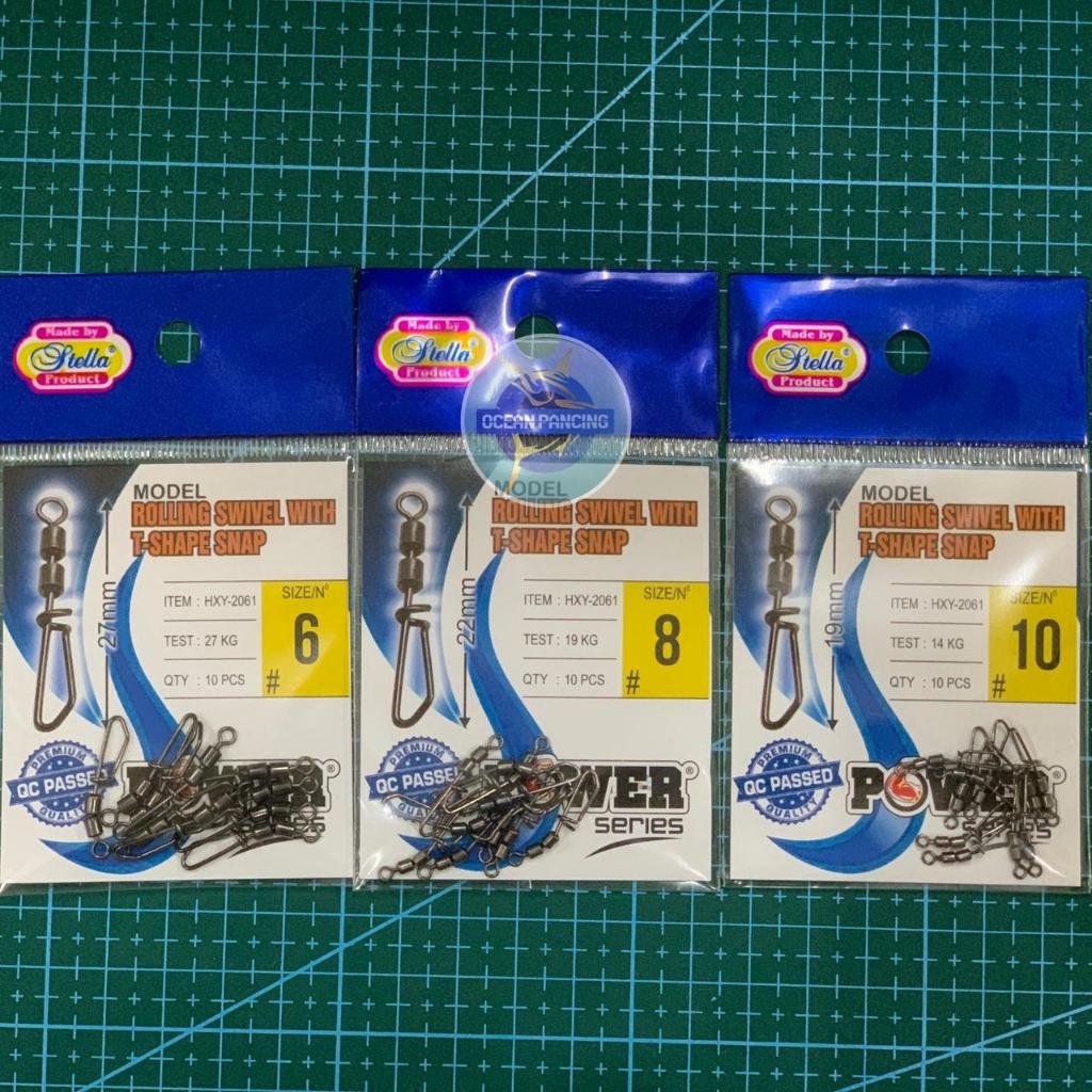 ROLLING SWIVEL STELLA WITH T-SHAPE PENITI KILI KILI PANCING