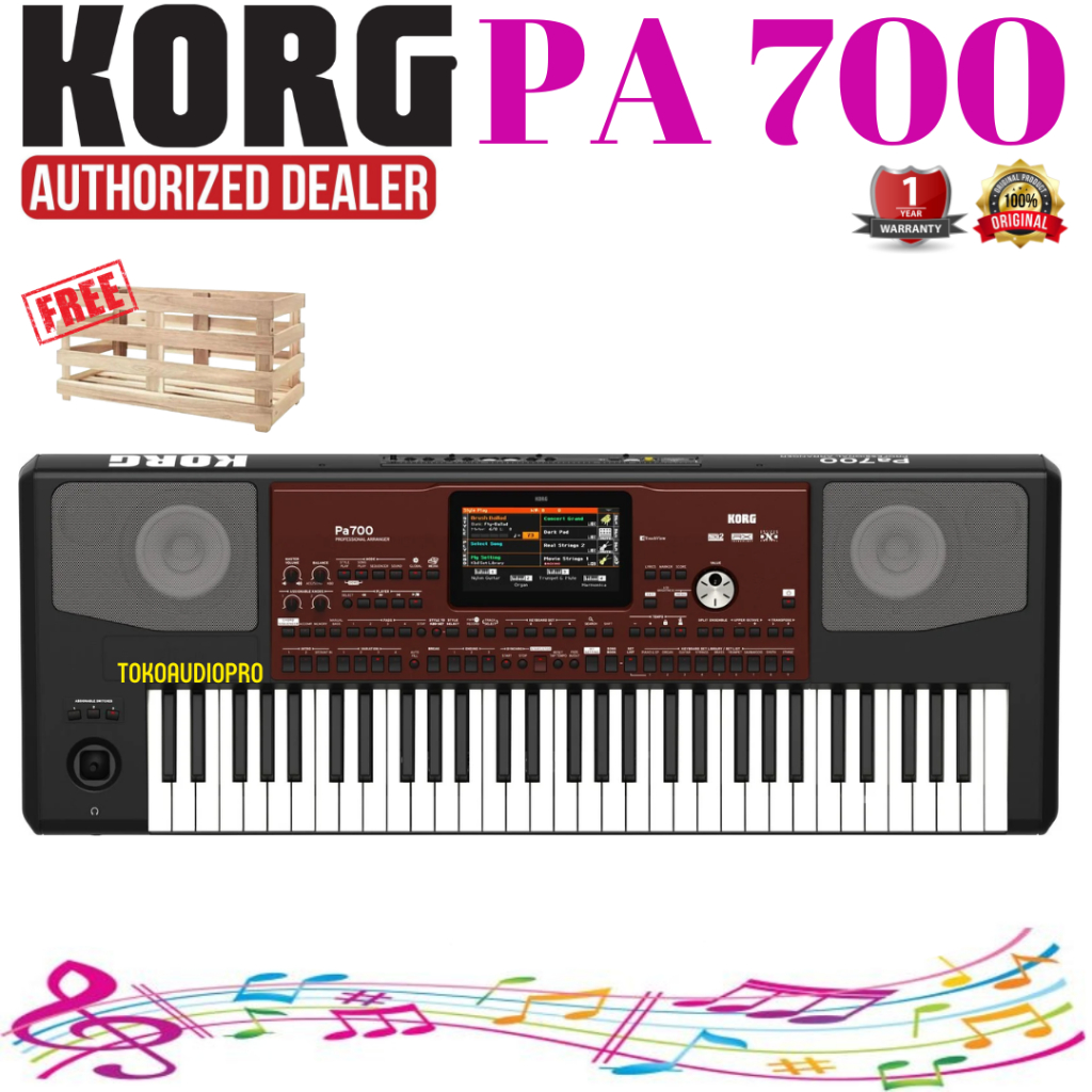 Korg PA700  61-Key Professional Arranger Keyboard Korg PA-700