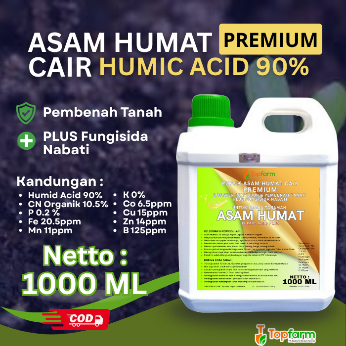 Pupuk Asam Humat Pembenah Tanah / Pupuk Penggembur Tanah / Pupuk Tanah Biar Subur / Pupuk Starter Pe