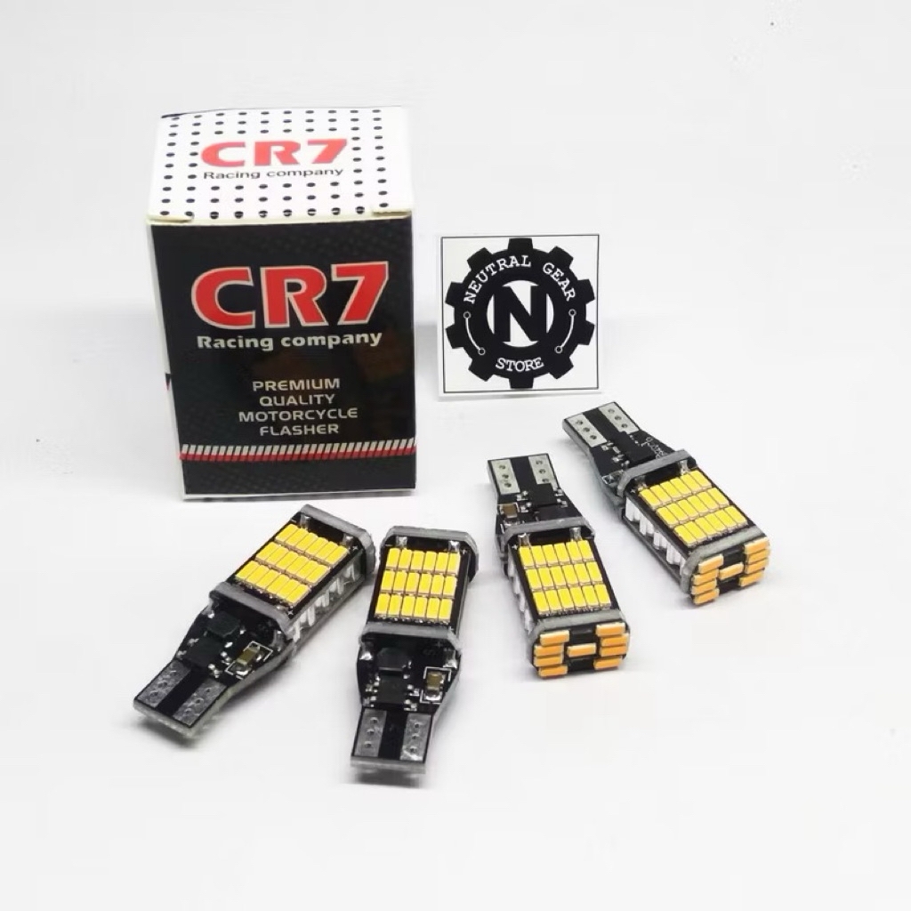 PROMO 1 PAKET LAMPU SEIN SEN DAJJAL 45MATA SUPER TERANG DAN FLASER SEN CR7 / LAMPU SEN DAJJAL PAKET 